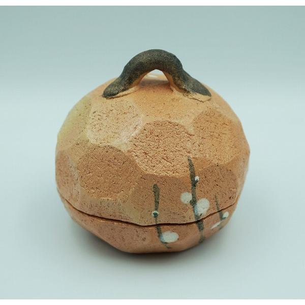 佐々木昭楽　香合　梅　茶器　茶道具 佐々木昭楽香合梅茶器茶道具