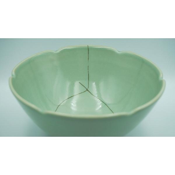 茶道具 茶碗 茶碗 青磁 馬蝗絆写 今岡妙見 桐箱 : 新古茶道具 さかい