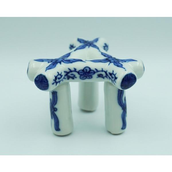 イ900 蓋置『高野昭阿弥造』『三ツ兎　蓋置　共箱』茶道具 三ツ兎 蓋置 (共箱)高野昭阿弥 - 茶道具販売 栗林園