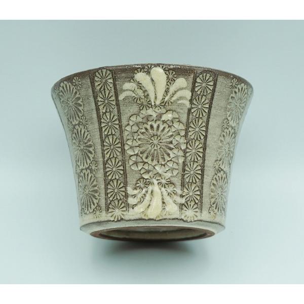 茶道具 蓋置 蓋置 紫三島 末広 森里陶楽 桐箱 : 新古茶道具