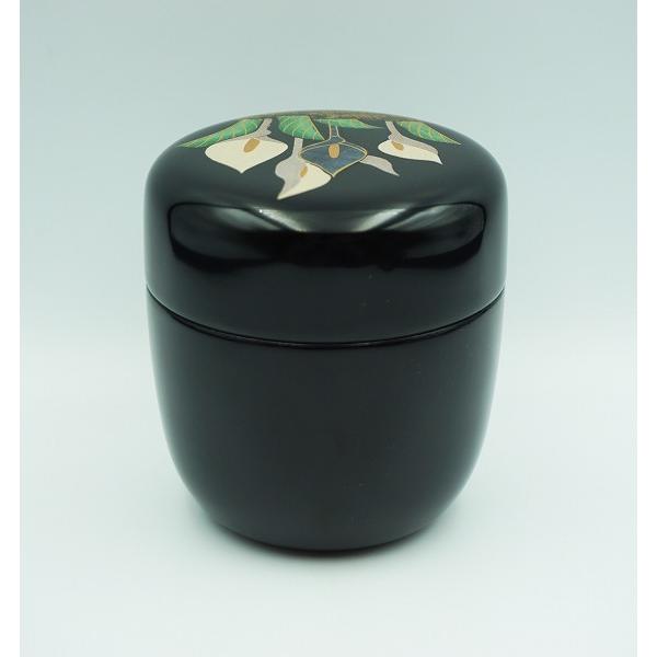 茶道具 棗 共桐箱付き 流】茶道具 若島孝雄 書付付 棗 共箱 KS114