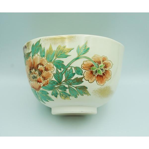 茶道具 茶碗 茶碗 仁清 芍薬 壱休窯 桐箱 : 新古茶道具 さかい ヤフー