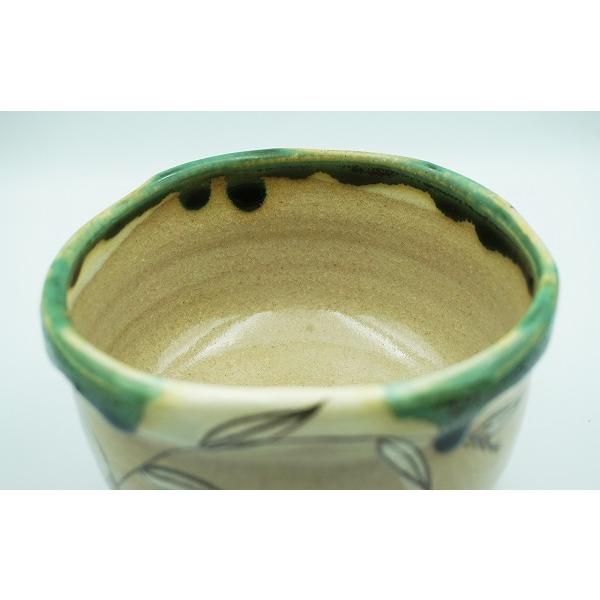 茶道具 茶碗 茶碗 鳴海織部 田中源彦 桐箱 : 新古茶道具 さかい