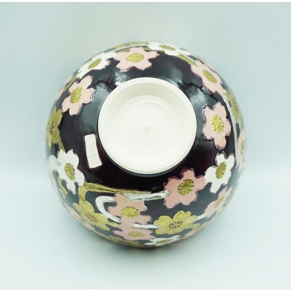 茶道具 茶碗 茶碗 紫交趾 桜 利昇窯 桐箱 : 新古茶道具 さかい ヤフー