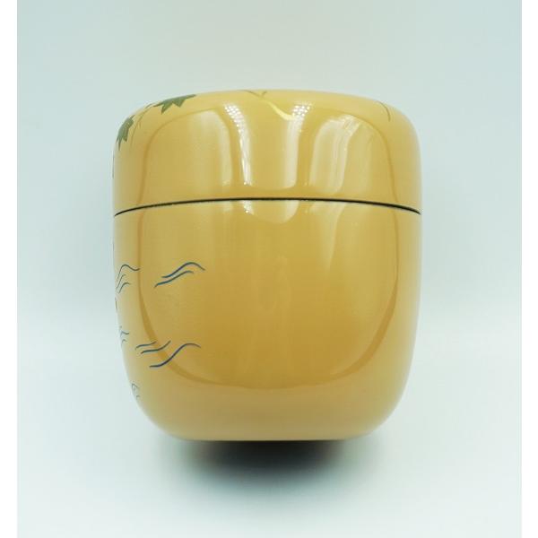 茶道具 棗 中棗 白塗 青楓蒔絵 宮田宗景 桐箱 : 新古茶道具 さかい
