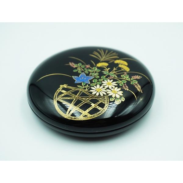 茶道具 香合 香合 秋草蒔絵 中林星山 桐箱 : 新古茶道具 さかい ヤフー