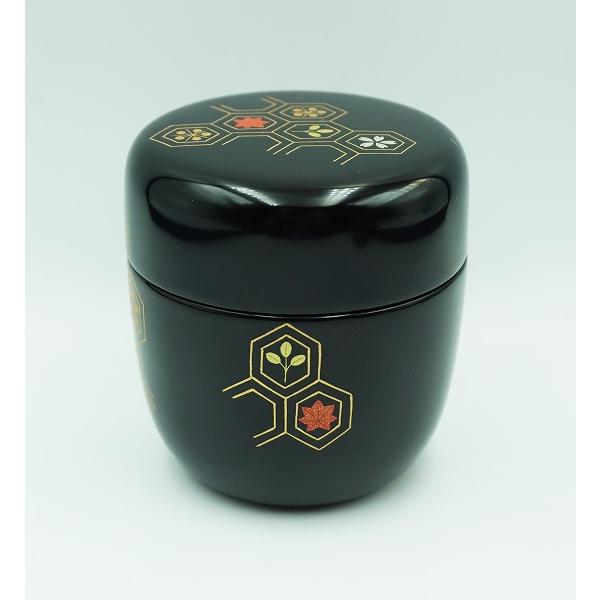 茶道具　松雲造　登亀蒔絵　中棗　極め箱　M　R6556 茶道具】松に鶴亀蒔絵 中棗（箱無し）☆送料込☆ - メルカリ