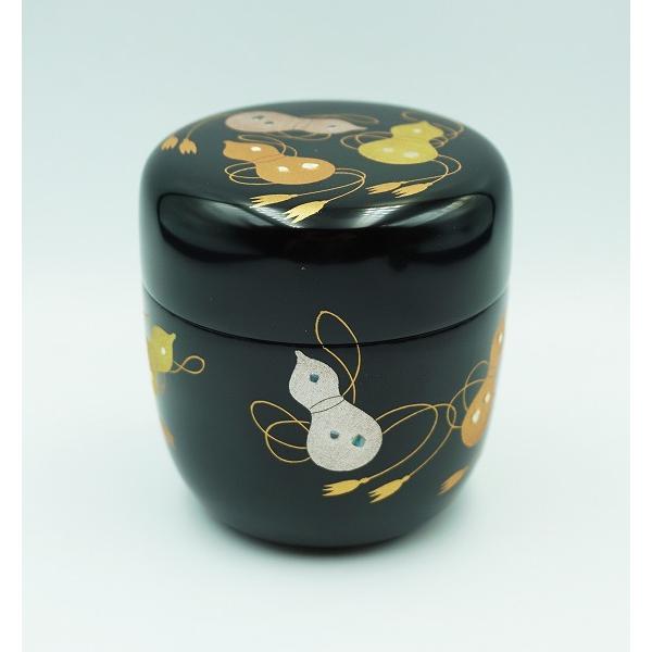 茶道具 棗 中棗 六瓢蒔絵 黒川和禅 桐箱 : 新古茶道具 さかい ヤフー店