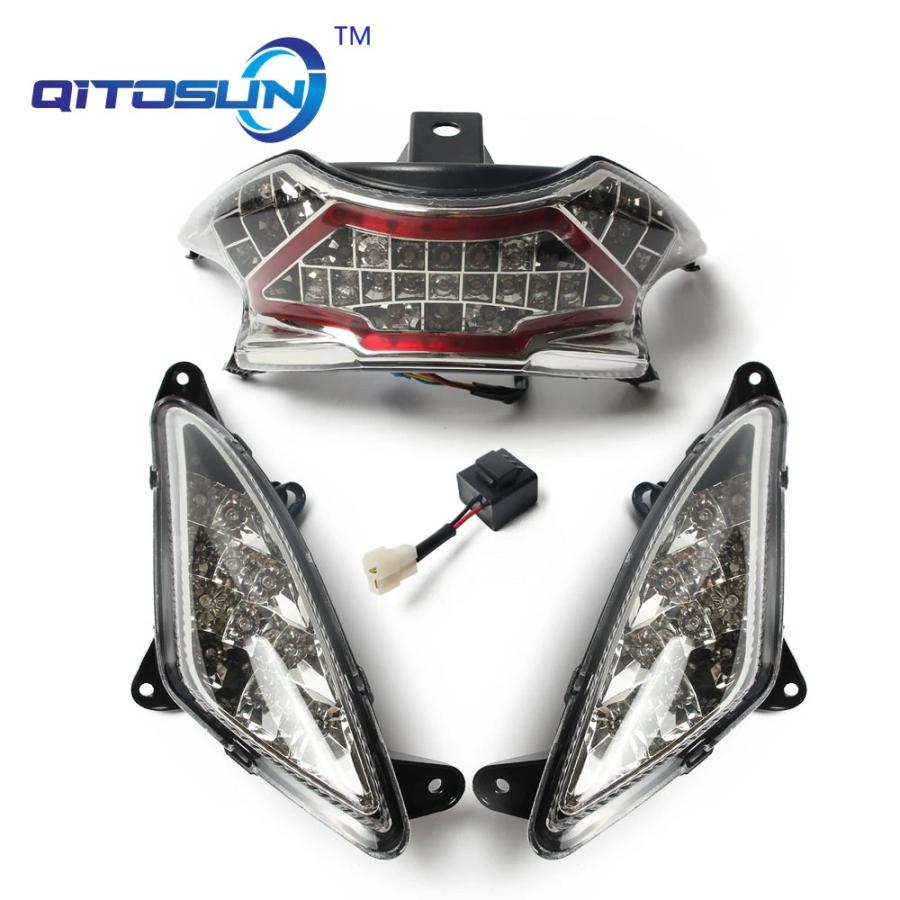 スズキ アドレスV125S 社外品 クリアレンズ LEDウインカー