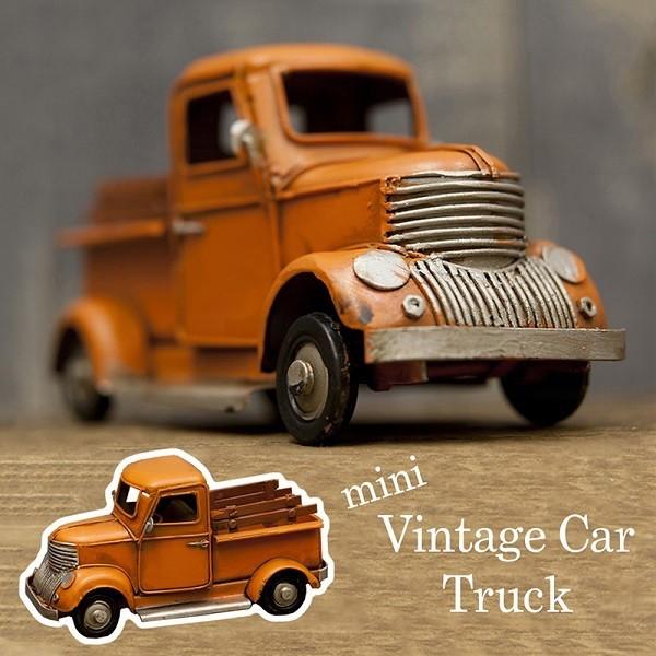 保障 ブリキおもちゃ ピックアップトラック オレンジ アメリカ雑貨 ヴィンテージカー Truck 売れ筋ランキング アンティーク ガレージグッズ