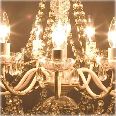 9灯シャンデリア ジュリエット クリーム : 67b308887k-cream : USA 