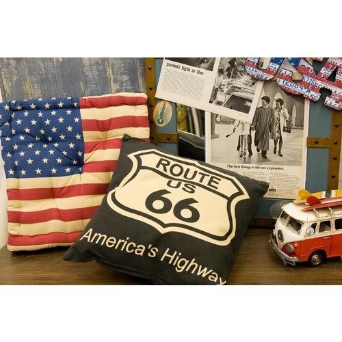 アメリカン レトロ クッション [USA] アメリカ国旗 おしゃれ アメリカ