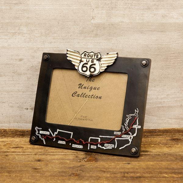 アメリカン レトロ ROUTE66 フォトフレーム 写真立て ルート66