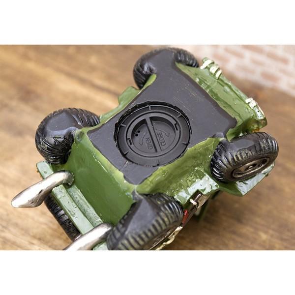 アメリカン レトロ 貯金箱 マネーバンク アーミー ジープ ミリタリー