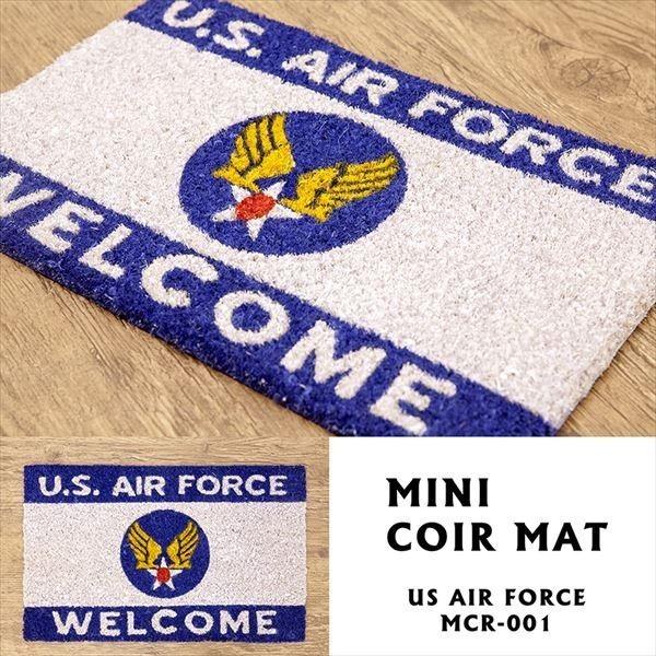 玄関マット コイヤーマット アメリカ雑貨 ミリタリー 空軍 エアフォース 世田谷ベース US AIR FORCE｜sakae-daikyo