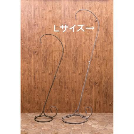 限定アンティーク品　シルバーの鳥とバラのスタンド型フック アメリカン レトロ ハンギングスタンド バードケージ