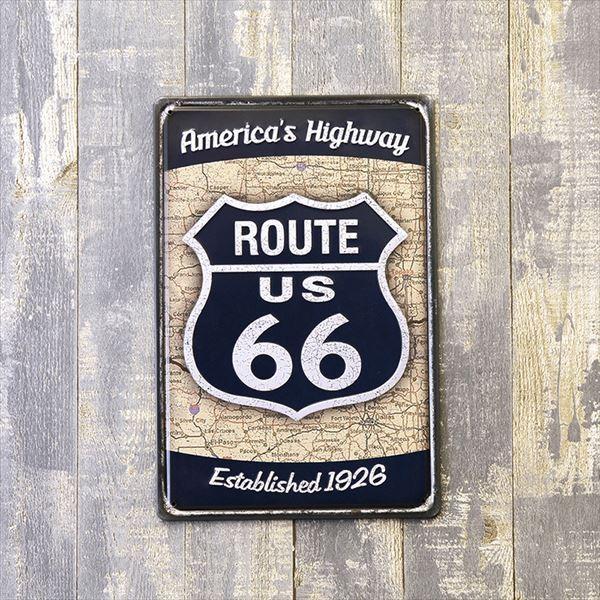 アメリカン レトロ ブリキ看板 アメリカン雑貨 Route66 ルート66 アメリカン レトロ ブリキ看板 アメリカン雑貨 Route66 ルート66