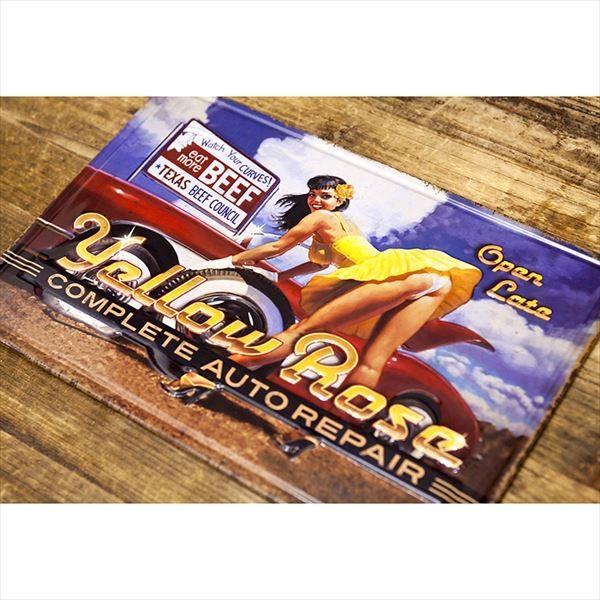 アメリカン レトロ ブリキ看板 アメリカン雑貨 アンティークメタル