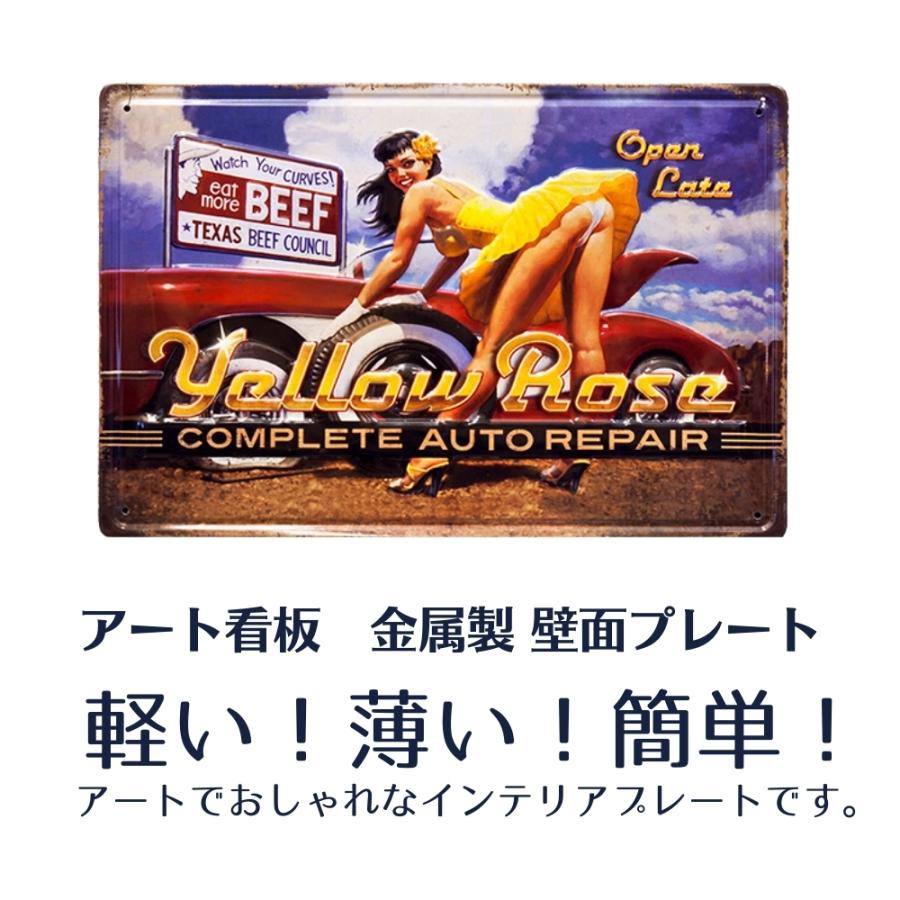 アメリカン レトロ ブリキ看板 アメリカン雑貨 アンティークメタル