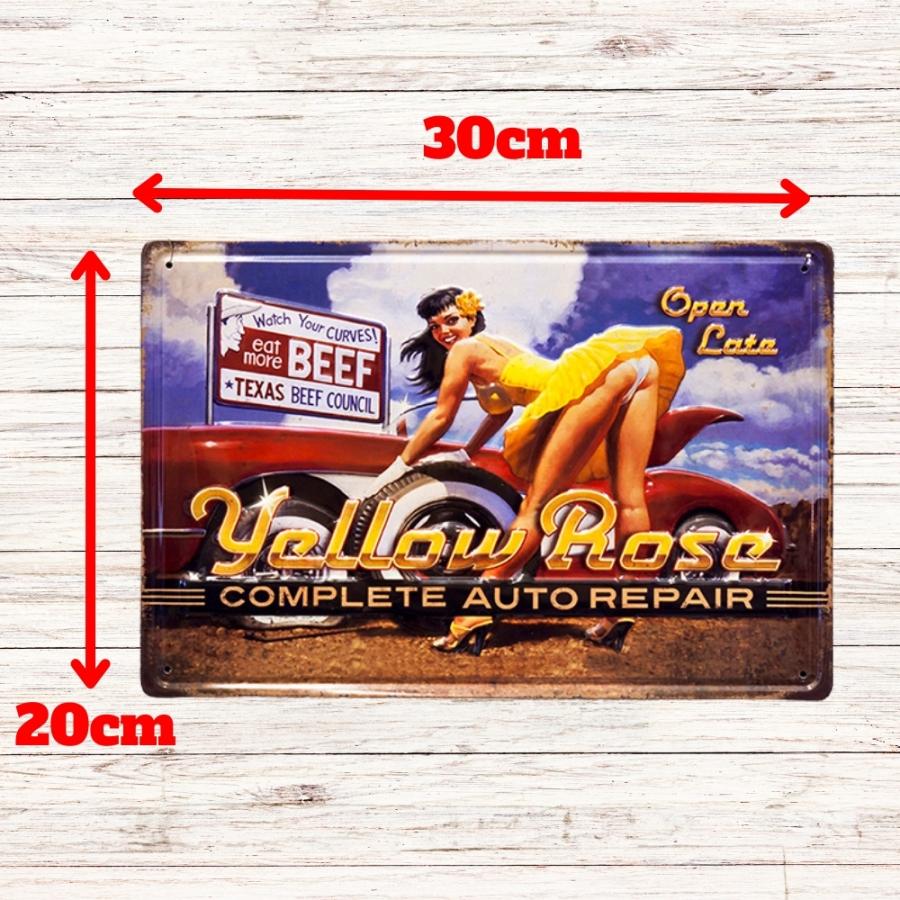 アメリカン レトロ ブリキ看板 アメリカン雑貨 アンティークメタル