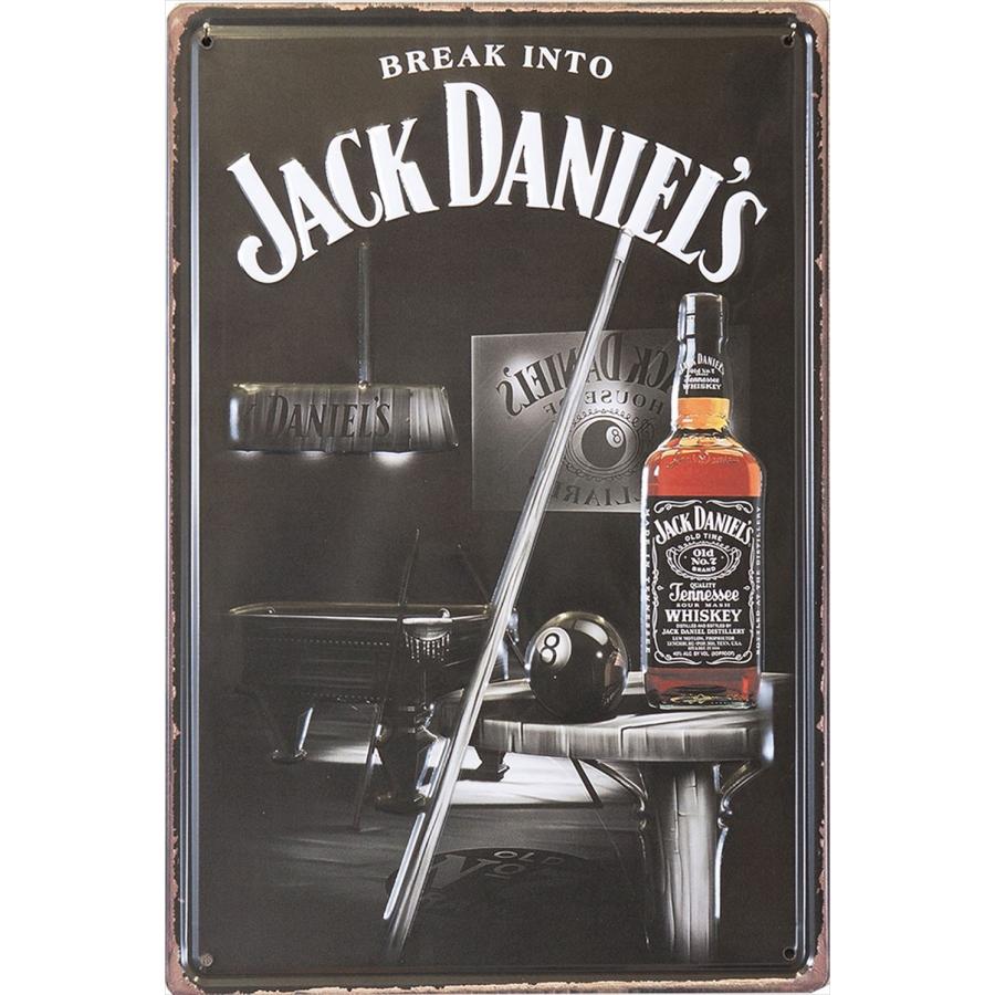 ジャックダニエル Jack Daniels ブリキ看板 テネシー ウイスキー