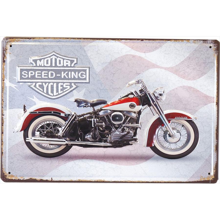 ブリキ看板 ヴィンテージ バイク アンティーク レトロ アメリカン 1950
