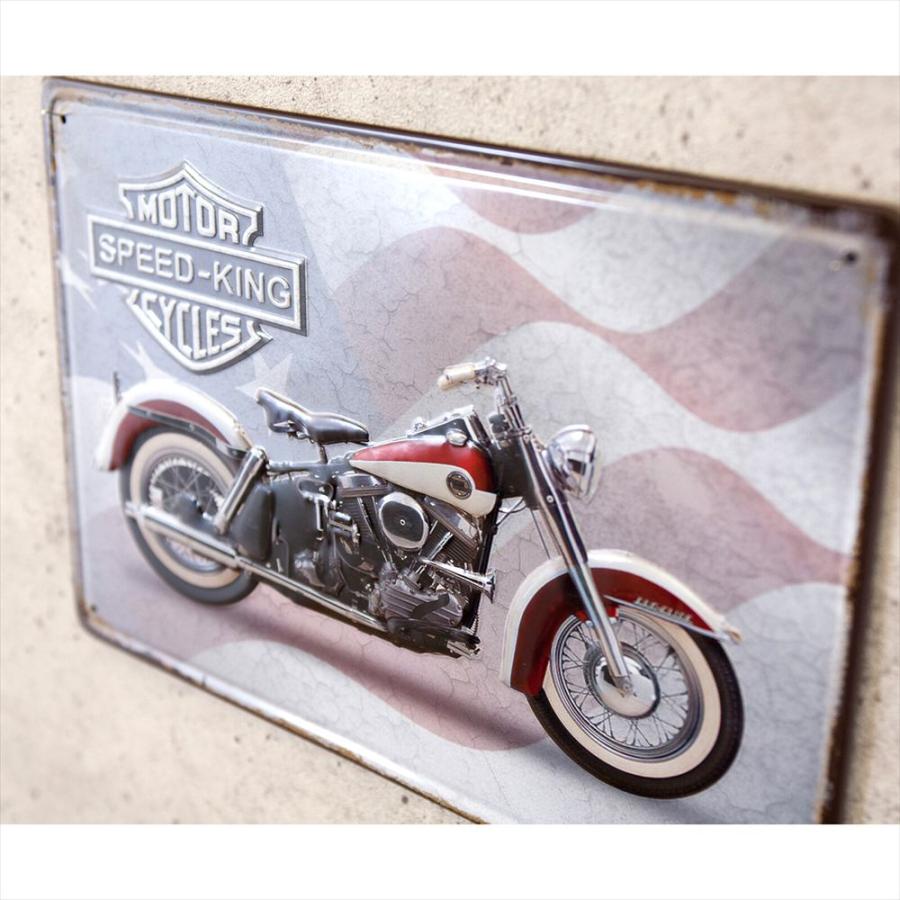 ブリキ看板 ヴィンテージ バイク アンティーク レトロ アメリカン 1950