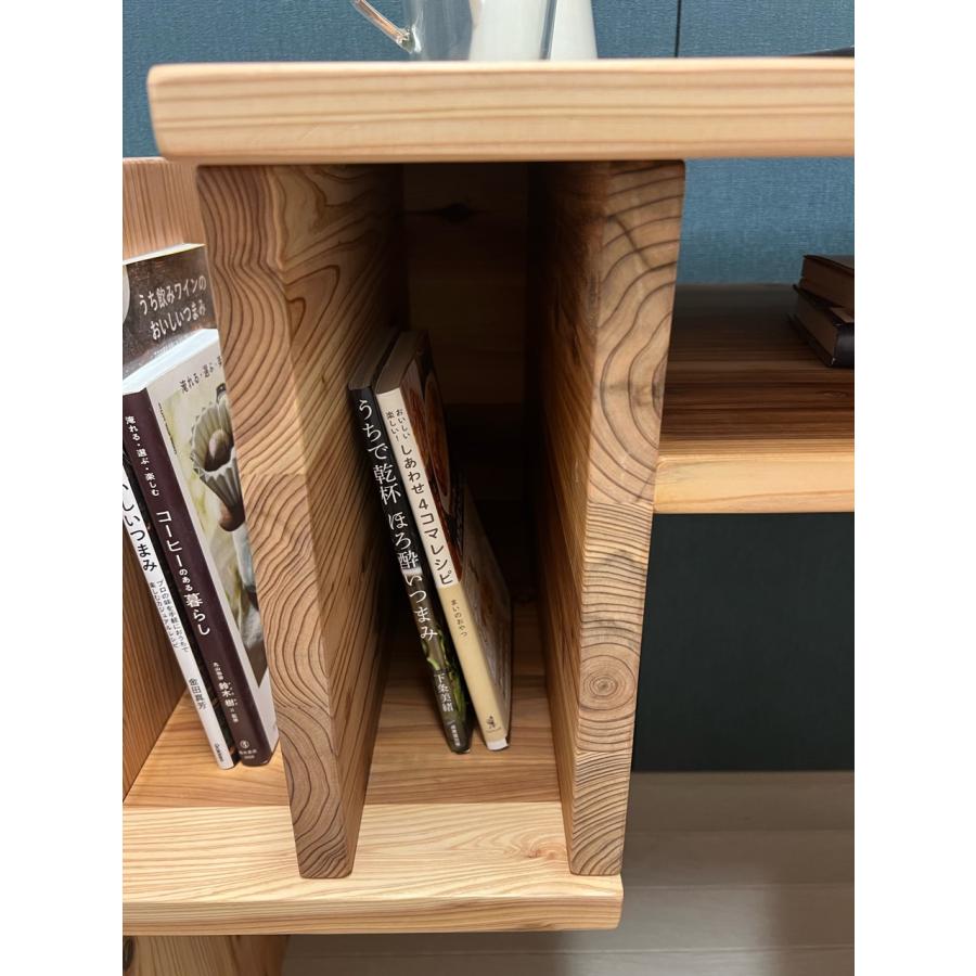 デスク シンプルな杉の収納付デスク スツール セット / 栄町工房 木製 完成品 新生活 シンプル 定番 人気 お洒落 北欧 カフェ 海外 和風_8