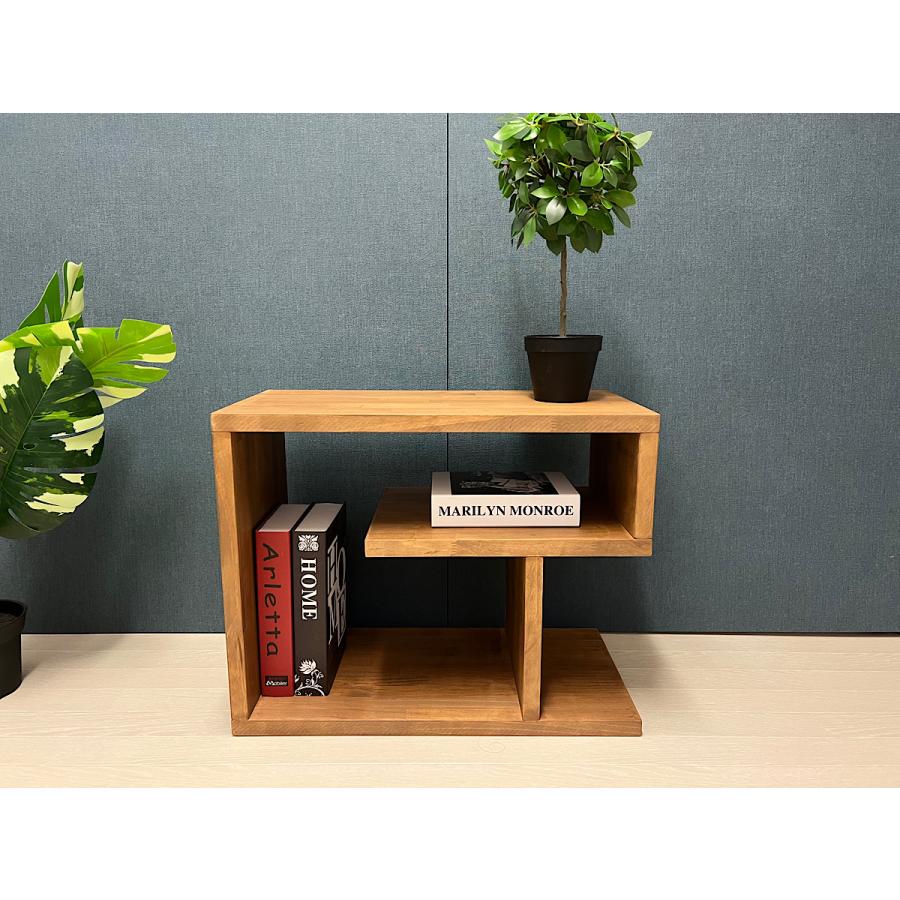 チェスト 幾何学 60cm パイン オリーブ / 栄町工房 木製 完成品 新生活 シンプル 定番 人気 お洒落 北欧 カフェ 海外 和風の画像