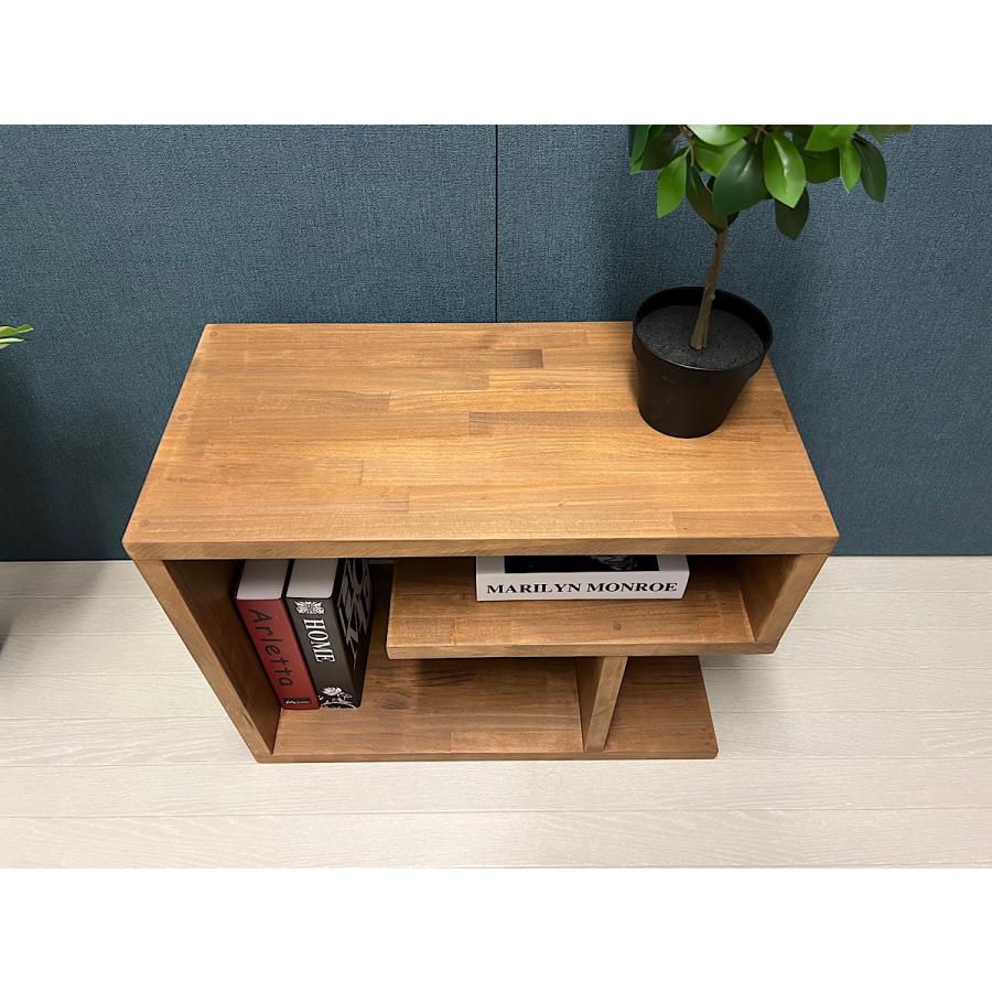 チェスト 幾何学 60cm パイン オリーブ / 栄町工房 木製 完成品 新生活 シンプル 定番 人気 お洒落 北欧 カフェ 海外 和風の画像