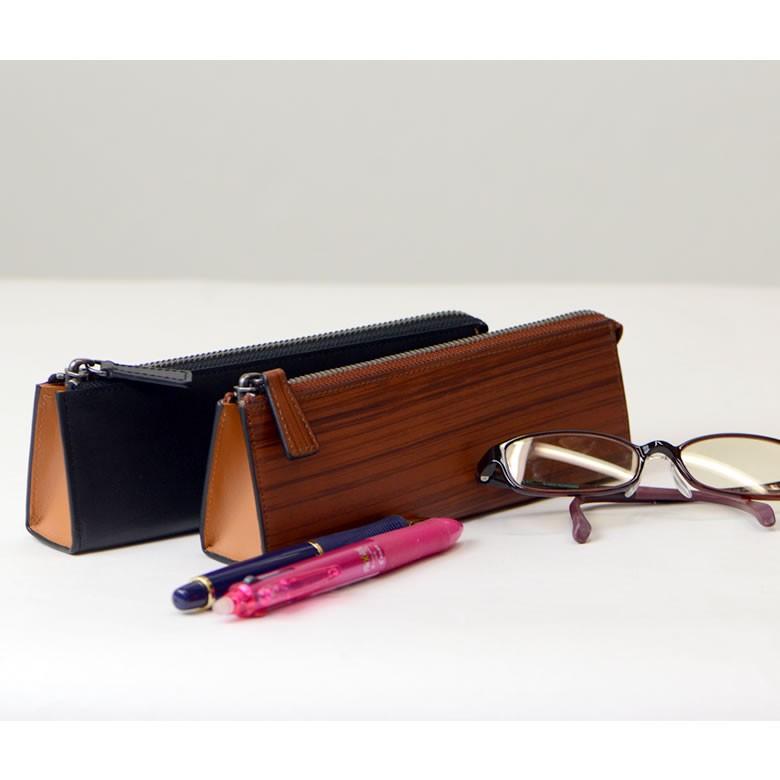 ペンケース 革 メンズ シンプル ビジネス オフィス小物 おしゃれ