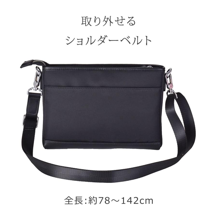 U.P renoma ショルダーバッグ メンズ セカンドバッグ 2way 小さめ