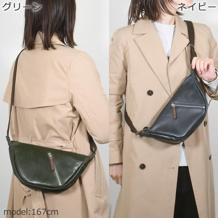 CROSSROADS crossroad ボディバッグ メンズ 本革 おしゃれ 40代 レザー