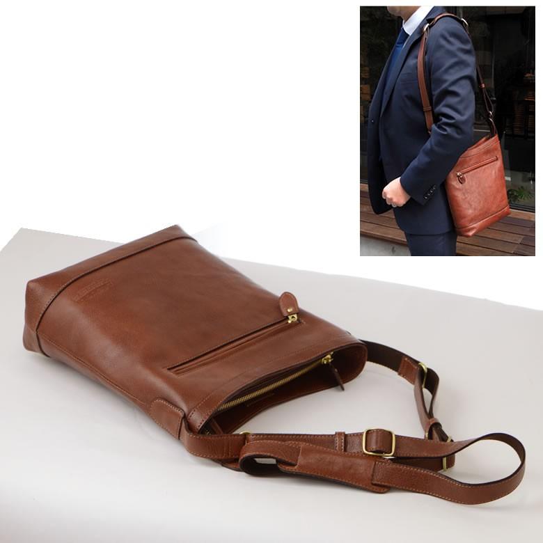 ショルダーバッグ メンズ 革 斜め掛け ブランド 日本製 60代 50代 40代 小さめ 本革 おしゃれ 茶色 ラガード B5 贈り物 買い物 5136 バッグ財布の目々澤鞄yahoo 店 通販 Yahoo ショッピング