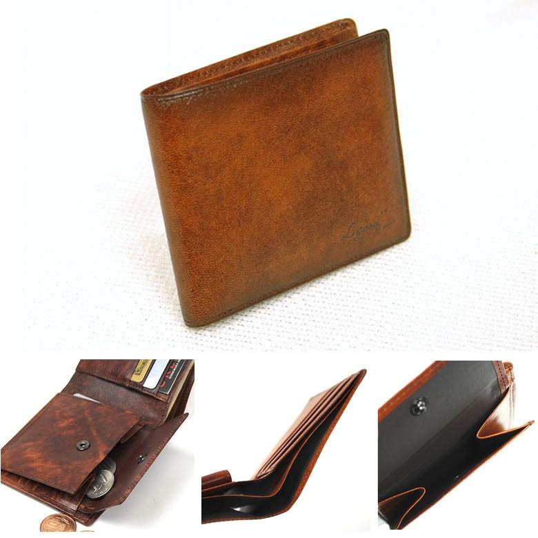 LUGARD（ラガード） 財布 メンズ 二つ折り財布 牛革 札入れ ブランド