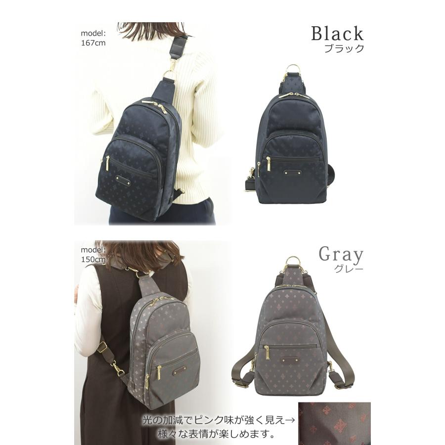 TiaraM ボディバッグ(大) レディース 大きめ 軽量 きれいめ 2way ミニ