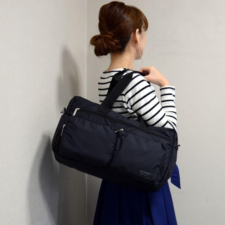 ボストンバッグ レディース バッグ ブランド おしゃれ シンプル 使いやすい 2way 軽い 旅行用 2泊 軽量 ナイロン ヒロココシノ 贈り物 買い物 Hkl08 バッグ財布の目々澤鞄yahoo 店 通販 Yahoo ショッピング