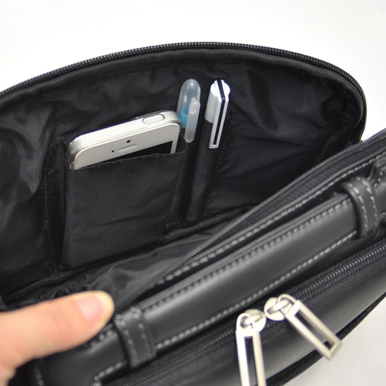 ショルダーバッグ メンズ 本革 横 レザー 革 セカンドバッグ サクソン