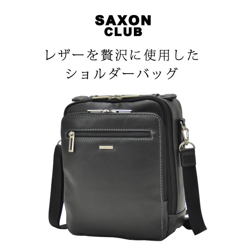 ショルダーバッグ メンズ 縦 斜めがけ レザー 革 本革 2wayバッグ