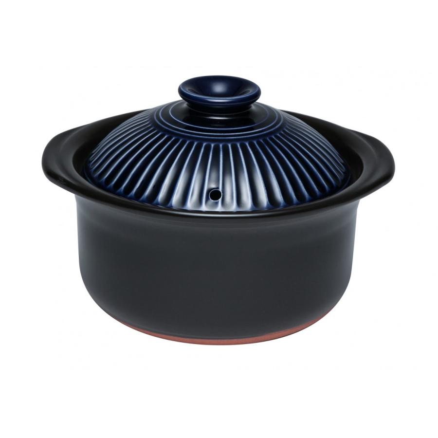 直火対応 菊花ご飯鍋５合炊きルリ釉 炊飯鍋 ごはん鍋 炊飯釜 土鍋 おしゃれ プレゼント 贈り物 ギフト 9 91 陶器のお店 Sakaeya 通販 Yahoo ショッピング