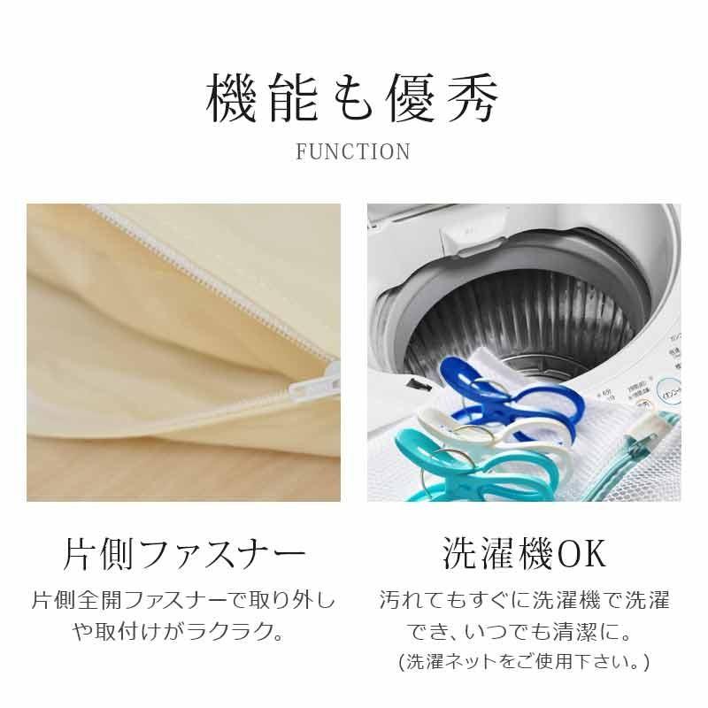 日本製 防ダニ 綿100％ 敷き布団カバー ミニサイズ 75×185cm（70×180cm