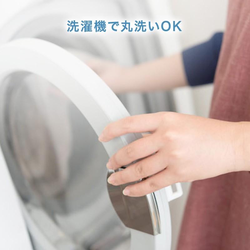 毛布を入れてロングクッションになる 布団収納袋 ダニコマール(R) 防ダニ クッションカバー 円柱型 円柱形 75×30cm|ふとん工場サカイ|09