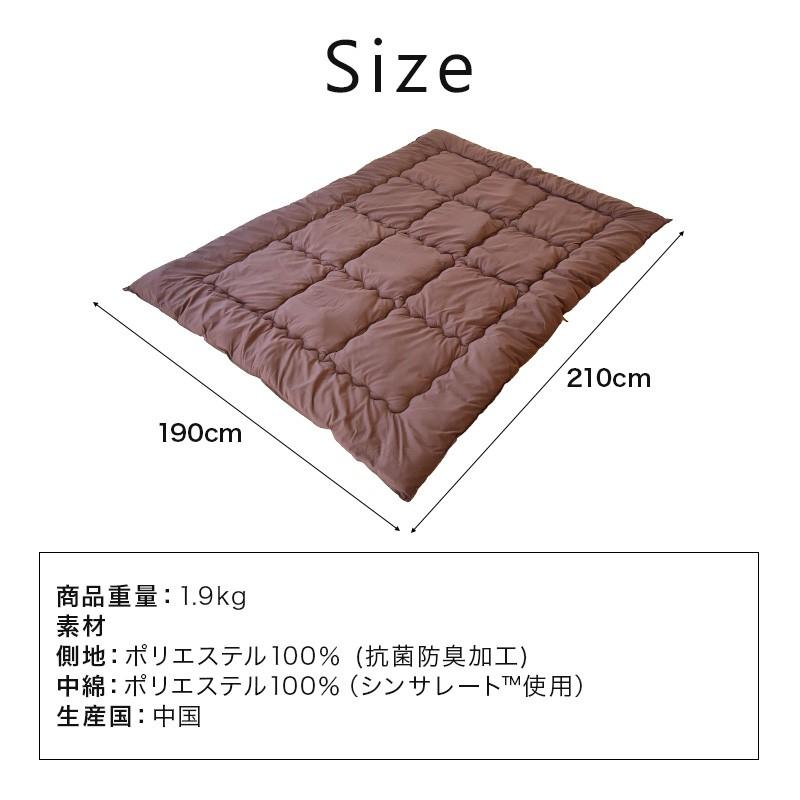 シンサレート(R)使用掛けふとん ダブルサイズ 抗菌 防臭 防ダニ ダブル