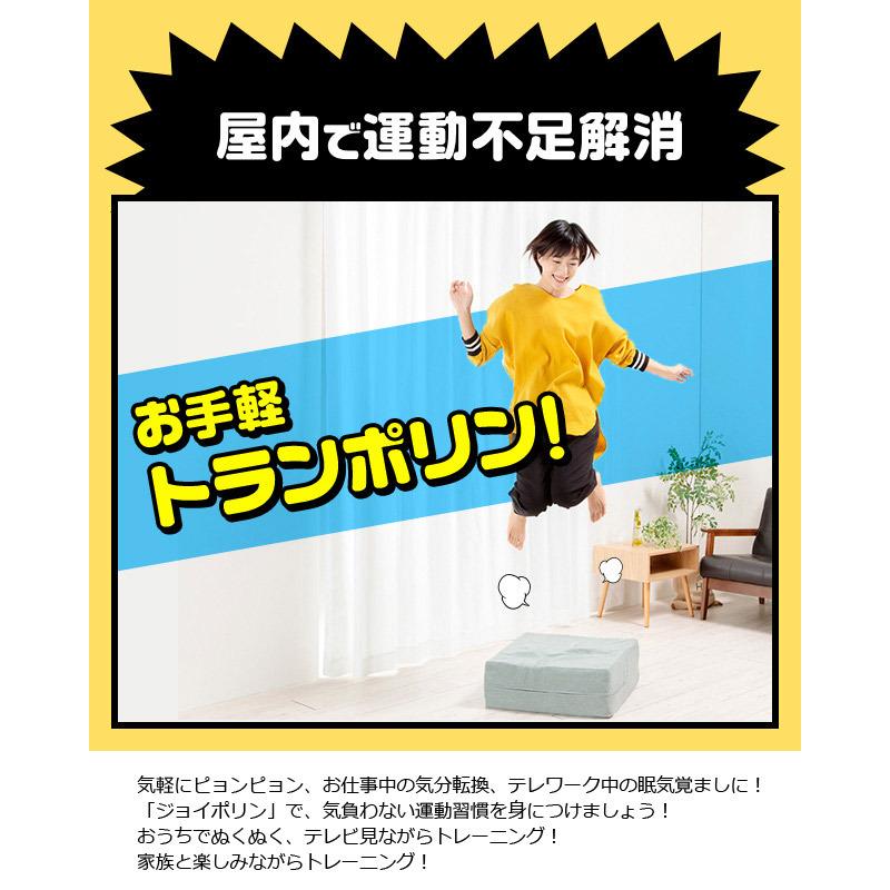 ジョグフット　エクササイズマット　室内　トランポリン　引取り限定 ごろ寝マットにも収納袋にもなるトランポリン ジョイポリン クッション