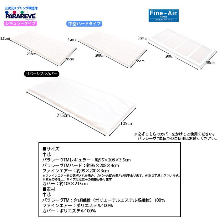マットレス 空気が通る 敷パッド シングルサイズ [選べる中芯