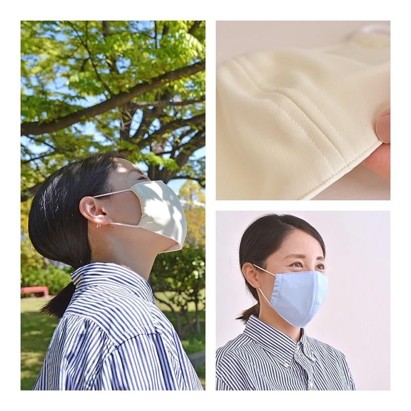マスク 日本製 冷感 クール マスク 東洋紡 アイスポイント 立体 2色 大人 男女兼用 ウィルス対策 花粉対策 細菌 飛沫感染｜sakai-f｜14