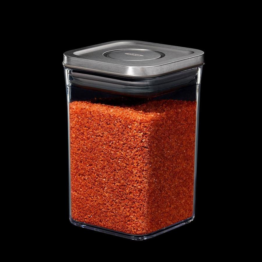 OXO（オクソー） ギフト ステンレスポップコンテナ スモールスクエア