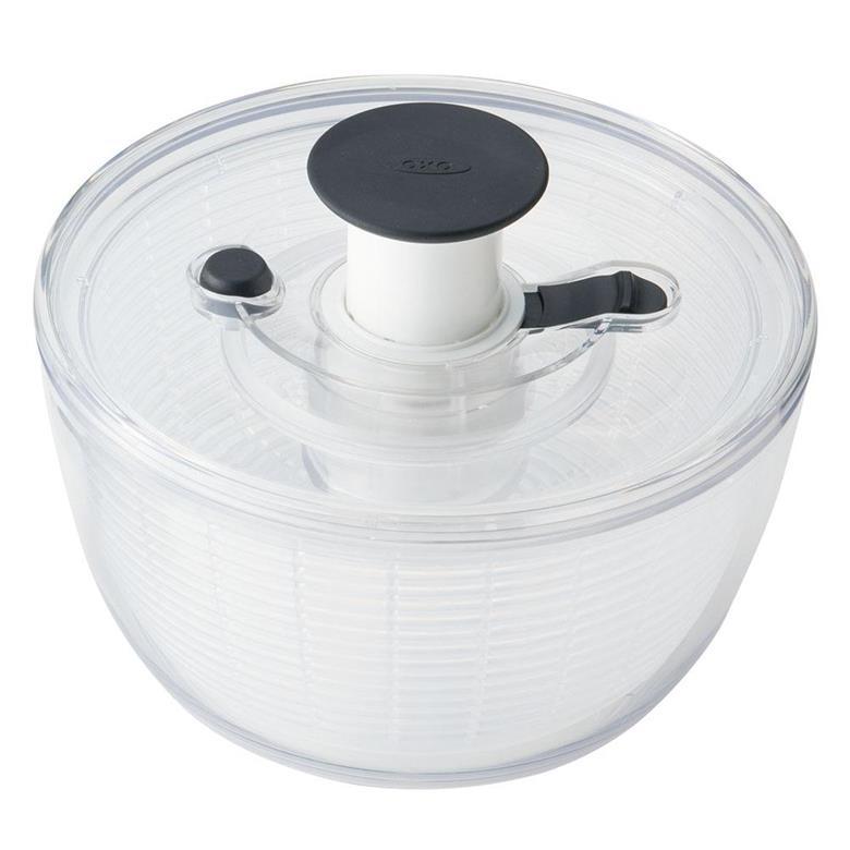 【未使用】オクソー サラダスピナー 野菜水切り器 OXO（キッチン用品） 特典付き OXO サラダスピナー クリア 大 食