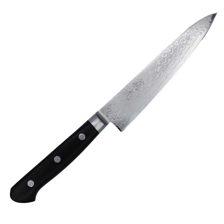コバルト ダマスカス鋼 V金10 黒ごう合板 ペティー 140mm 【公式通販】
