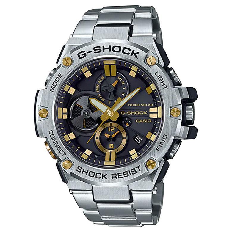 母の日 ギフト G-SHOCK GST-B100D-1A9JF シルバー×ゴールド Gショック 